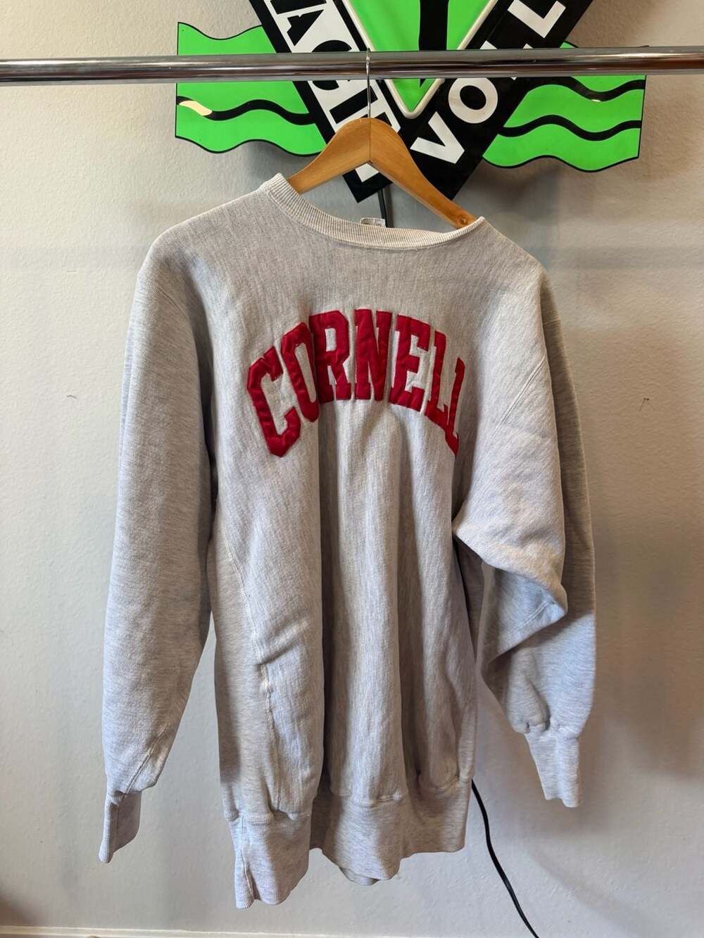 Vintage Champion Reverse Weave Cornell University Crewneck Sweatshirt
